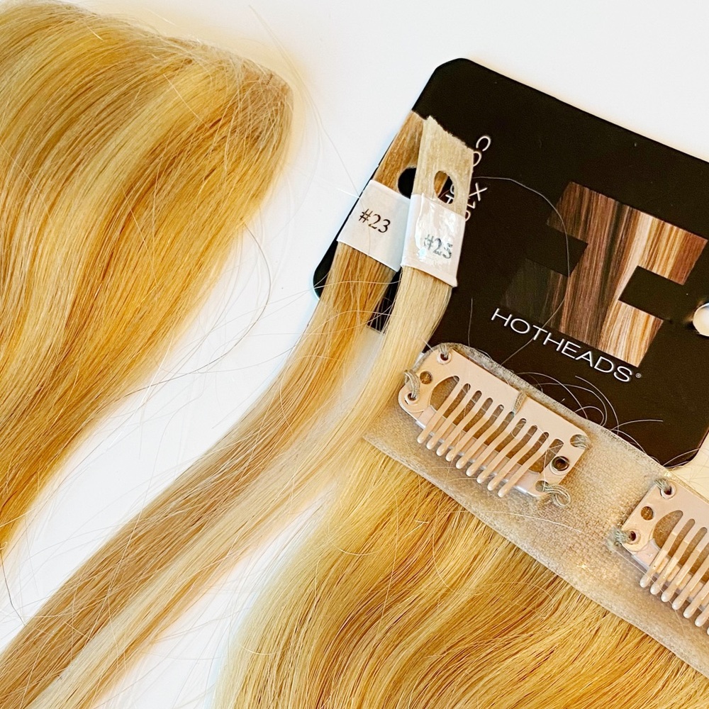 Tress Couture Clip On Hair Extensions 10-12” blonde